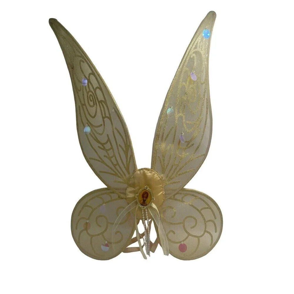 Disney Store Zarina The Pirate Fairy Golden Costume Wings Child Size OSFM